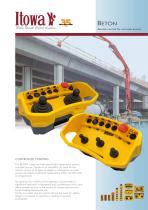 Concrete Pump Remote Control BETON SINDITO ITOWA Radio With