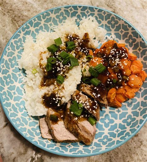 Bulgogi Pork Tenderloin 9 10 My Carrots Came Out Perfect Roasted This Time R Hellofresh