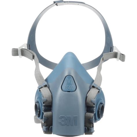 3M Respirateur à demi masque réutilisable série 7500 Silicone Grand