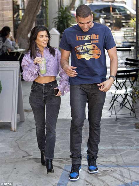 Kourtney Kardashian And Younes Bendjima Spotted Out In La Lipstick Alley