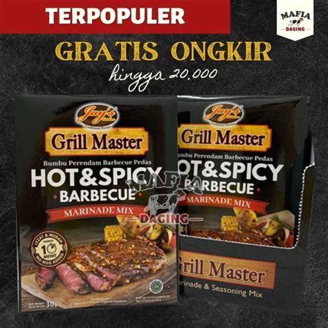 Jual Marinade Mix Jay S Grill Master Hot Spicy Barbecue Harga