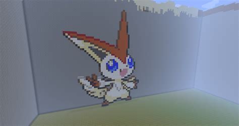 Victini Minecraftart