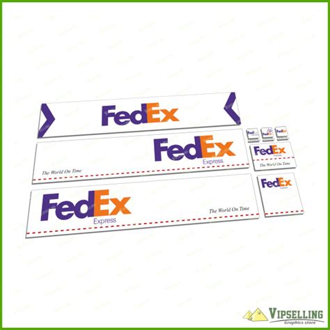 Tamiya 14th Scale Truck Reefer Fedex Decals Stickers Kit Trailer 114