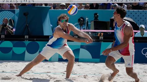 Beach Volley JO 2024 Le Duo Krou Gauthier Rat S Incline Pour Son