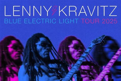 News Lenny Kravitz Blue Electric Light Tour Support Bands