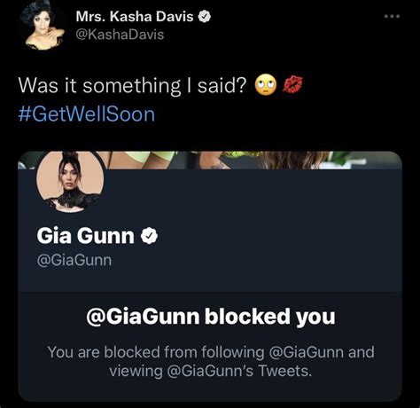 Mrs Kasha Davis Reacts To Gia Gunn Blocking Her On Twitter Rupaulsdragrace