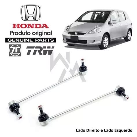 Par Bieleta Estabilizadora Dianteira Honda Fit 2003 À 2008