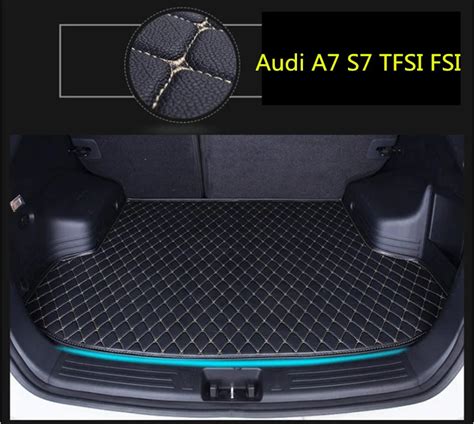 Auto Cargo Liner Trunk Mats For Audi A7 S7 2011 2018 Car Boot Mat High