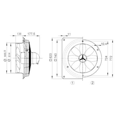 Maico Dzs B Ex T Axial Wandventilator Explosionsgesch Tzt