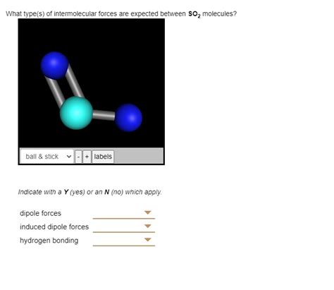 SOLVED What Type S Of Intermolecular Forces Are Expected Between SO2