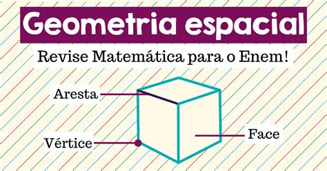 Geometria Espacial estude os sólidos geométricos Matemática Enem