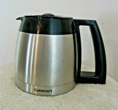 Cuisinart Thermal Stainless Steel Coffee Replacement Carafe Pot 12 Cup