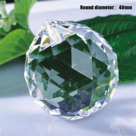 New Mm Mm Hanging Clear Crystal Lighting Ball Prisms Diy Curtain