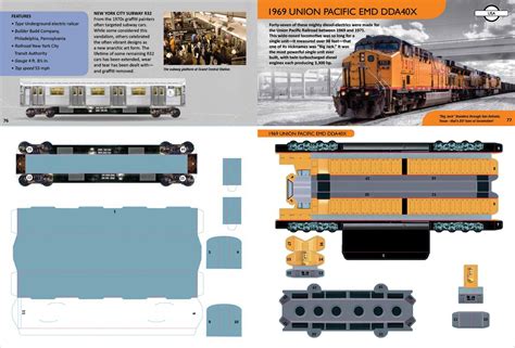 Train Papercraft Union Pacific Emd Dda X Train Papercraft Boxing