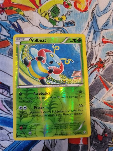 Pokemon Volbeat XY Primal Clash 17 160 NM Reverse Holo Common Card EBay