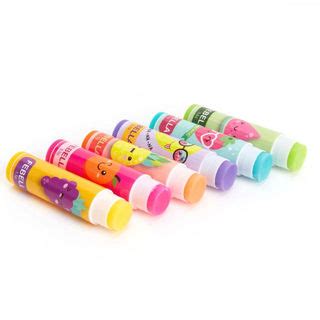 Lip Balm De Frutas Hidratante Labial Brilho Para Boca Febella Lb