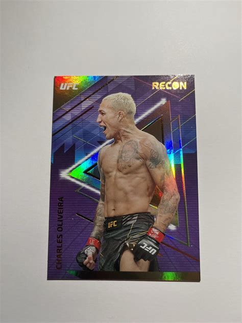 2022 Panini Chronicles UFC Recon Bronze 221 Charles Oliveira For