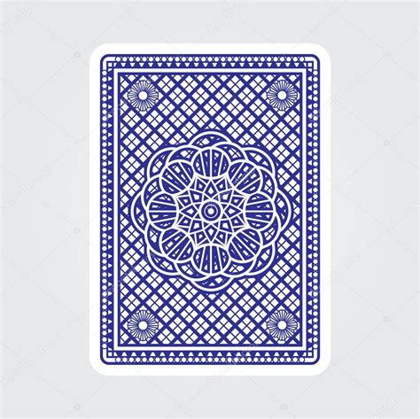 Playing Cards Back Stock Vector By © 92457964