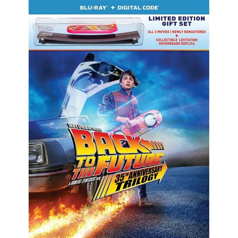 Back To The Future Trilogy 1 2 3 35th Anniversary Hoverboard Blu Ray