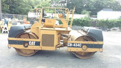 Cat Cb C Double Smooth Drum Vibratory Roller