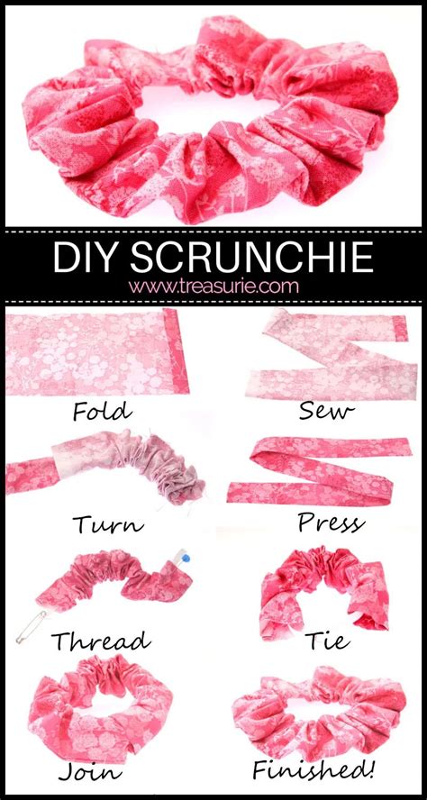 Easy Diy Printable Scrunchie Pattern