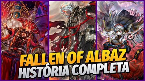 FALLEN OF ALBAZ HISTÓRIA COMPLETA Yu Gi Oh Lore YouTube