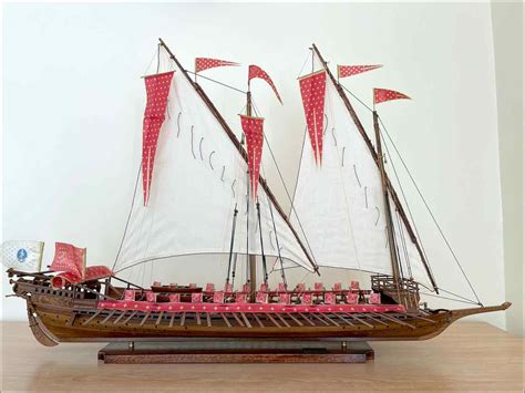 Wooden Model Ship La Reale de France | Fully Built Model Ship