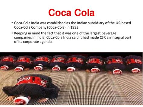 Csr coca cola