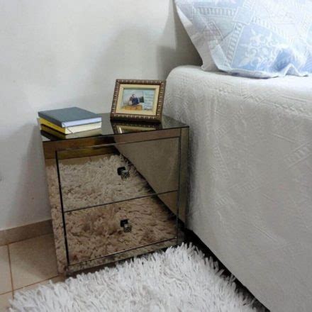 Criado Mudo Espelhado Modelos Para Decorar O Seu Quarto