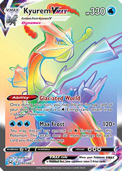 Kyurem VMAX Lost Origin TCG Card Database Pokemon