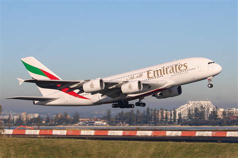 V Rotate A Eve An Emirates Airbus A Rotates Off Flickr