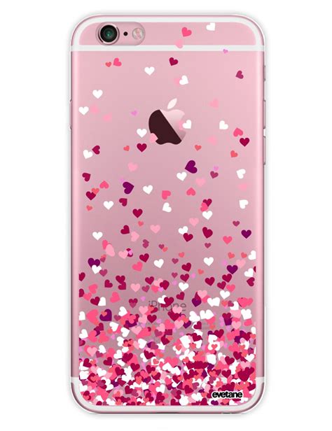 5 Sur Coque Pour IPhone 6 Plus 6S Plus Rigide Transparente