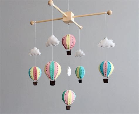 Diy Baby Mobile Kit Make Your Own Hot Air Balloon By Buttonfaceco