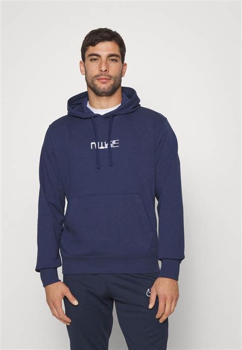 Nike Performance Club Hoodie Hoodie Midnight Navy White Dark Blue