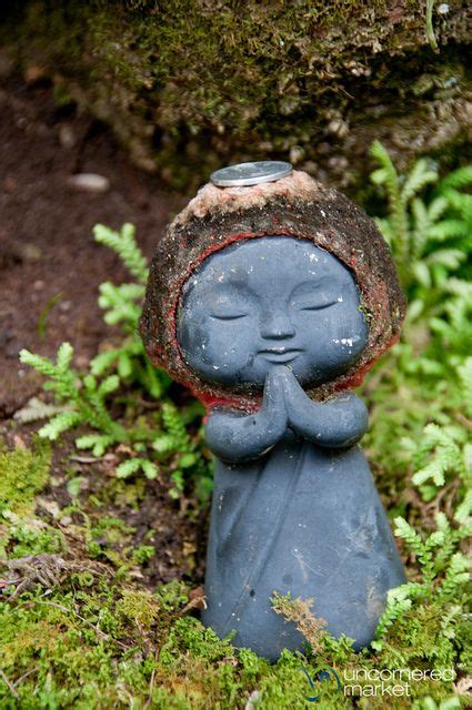 Buddhist Statue Jizo Daisho In Temple Miyajima Japan Jizo Zen