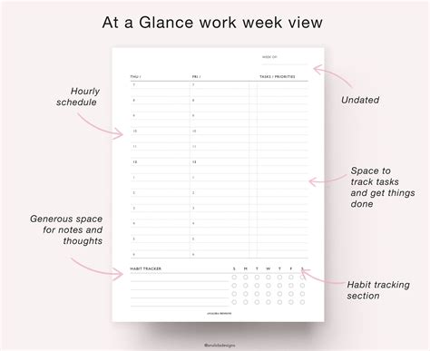 2021 Weekly Planner Printable Hourly Planner Template Weekly To Do