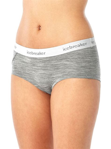 Bokserki Damskie Icebreaker Sprite Hot Pants Szaro Bia E Sklep Merino Sklep Pl W Krakowie