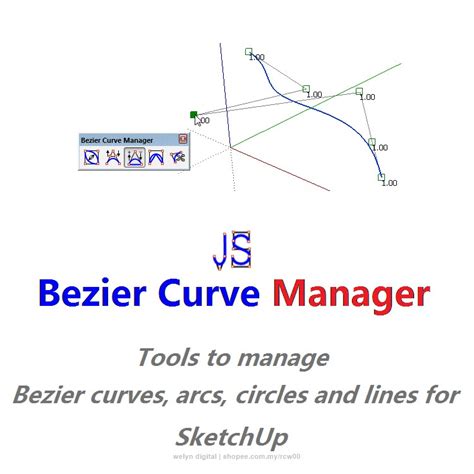 SketchUp Plugins Extension Tutorial 2024 JPS Bezier Curve