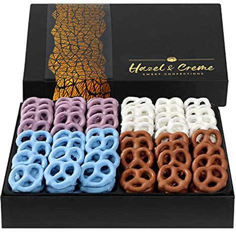 Hazel And Creme Yogurt Pretzels Chocolate Covered Pretzels Gourmet Food Snacks Fathers Day