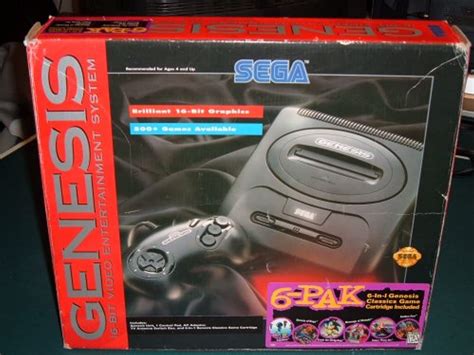 Sega Genesis Model 1 Core System Console Cib Complete In Box Town