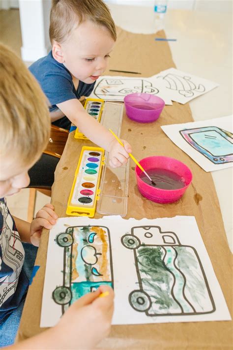 Watercolor Painting for Kids - Friday We're In Love