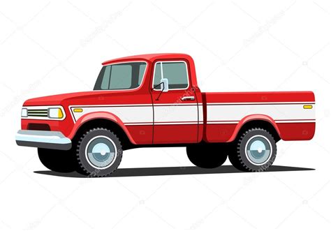 Red pickup truck Stock Vector by ©andriocolt 104279064