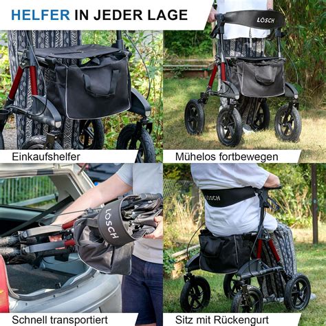 Premium Outdoor Rollator Tabas Luftbereift Rot S M St Shop Apotheke