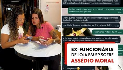 Vídeo Ex funcionária de loja em SP denuncia chefe após ser chamada de