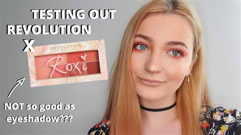 Roxxsaurus X Revolution Makeup Blush Burst Palette Roxi 2 Collab Review Youtube