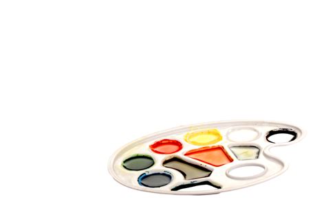 Palette Dirty Color Mixing Isolated Ink Palette Png Transparent