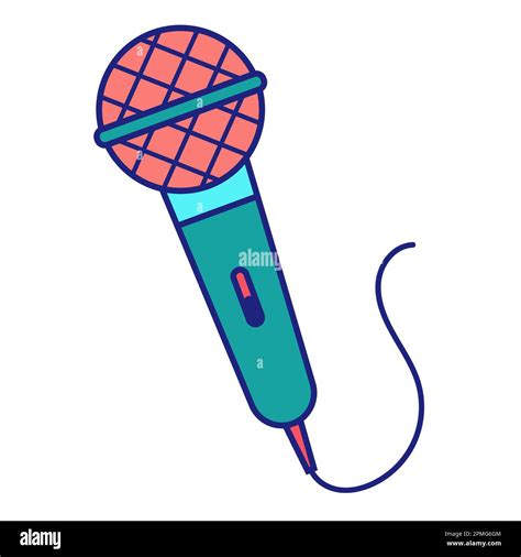 Microphone Icon Flat Design Vector Stock Vector Image And Art Alamy