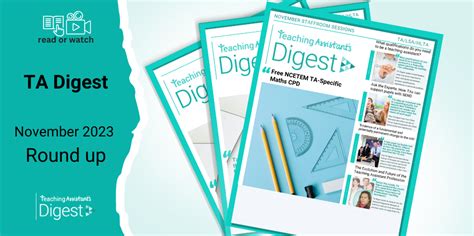 Ta Digest November 2023 Catch Up Twinkl Digest Education News