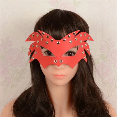 Sexy Red Adult Games Mask Sex Toys Eyepatch Mask Blindfold Sex Products