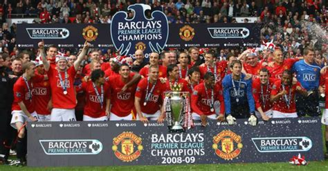 2008 09 Premier League Table Man Utd Eleventh Time Winners